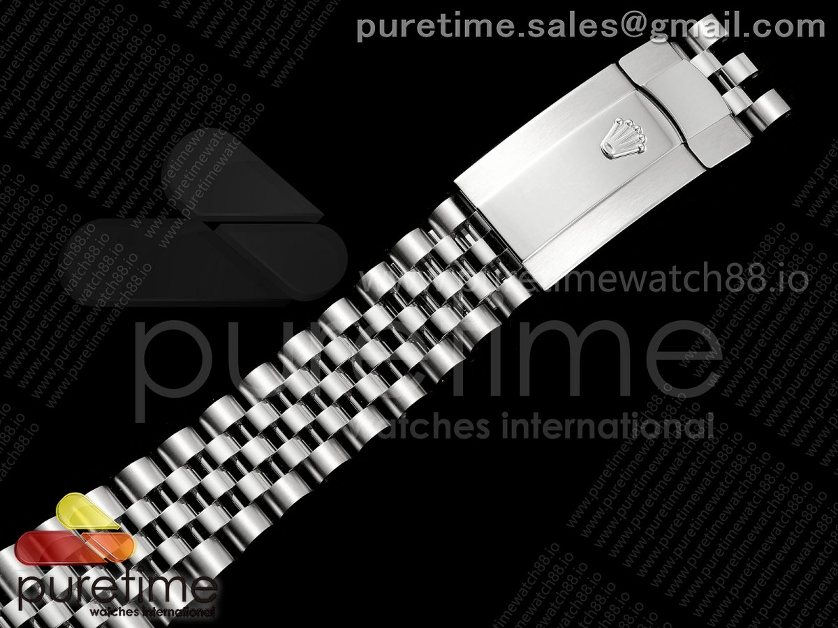 DateJust 41 126334 SEEK 1:1 Best Edition 904L Steel Black Stick Dial on Jubilee Bracelet VR3235 - Image 8