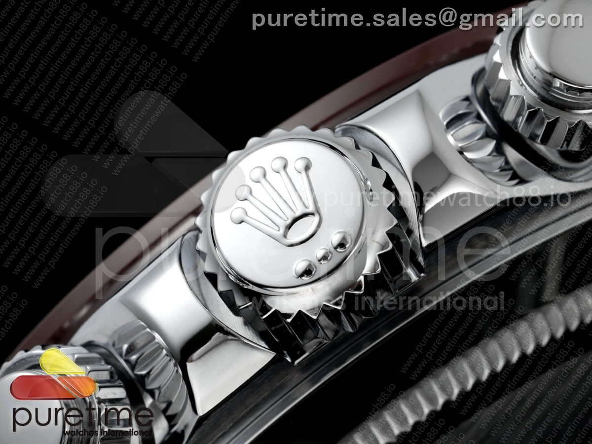 Daytona 116506 3CF 1:1 Best Edition Ice Blue Arabic Dial on SS Bracelet SH4130 V2 (Mod Version) - Image 7