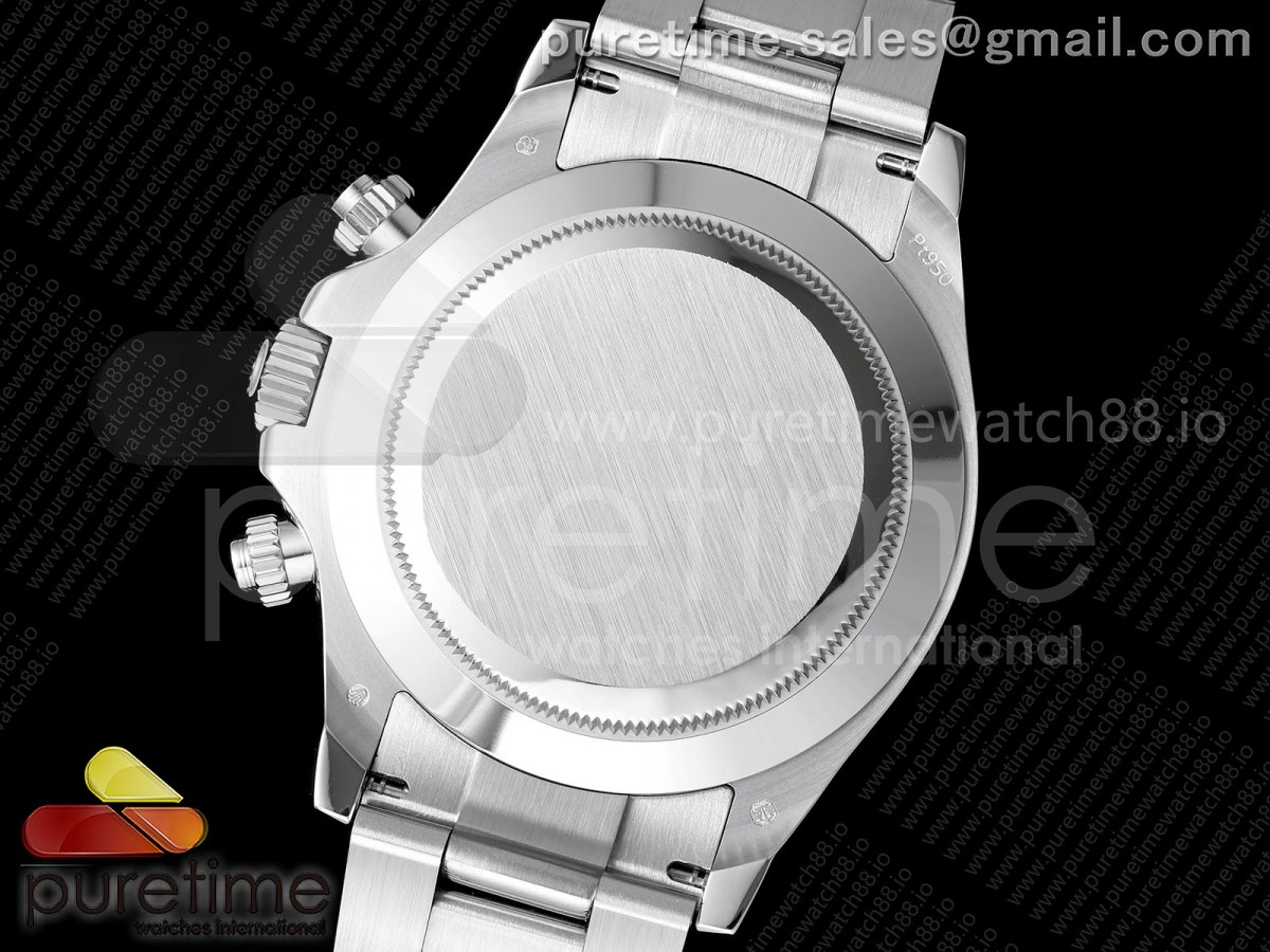 Daytona 116506 3CF 1:1 Best Edition Ice Blue Arabic Dial on SS Bracelet SH4130 V2 (Mod Version) - Image 14