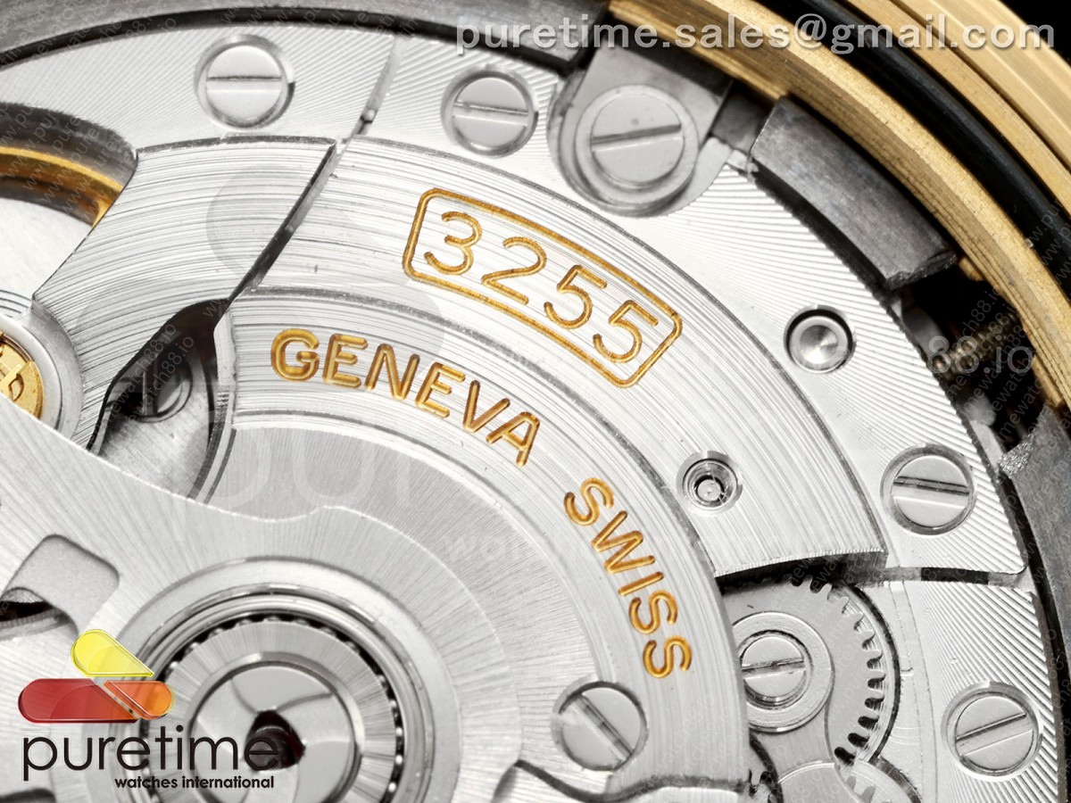 Day Date 40 YG CBDF 1:1 Best Edition YG Crystal Dial Diamonds Bezel on President Bracelet VR3255 (210g) - Image 14