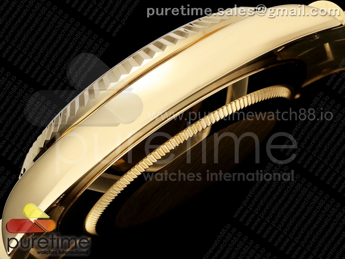 Day Date 40 YG CBDF 1:1 Best Edition Green Ombre Roman Dial on President Bracelet VR3255 (210g) - Image 10