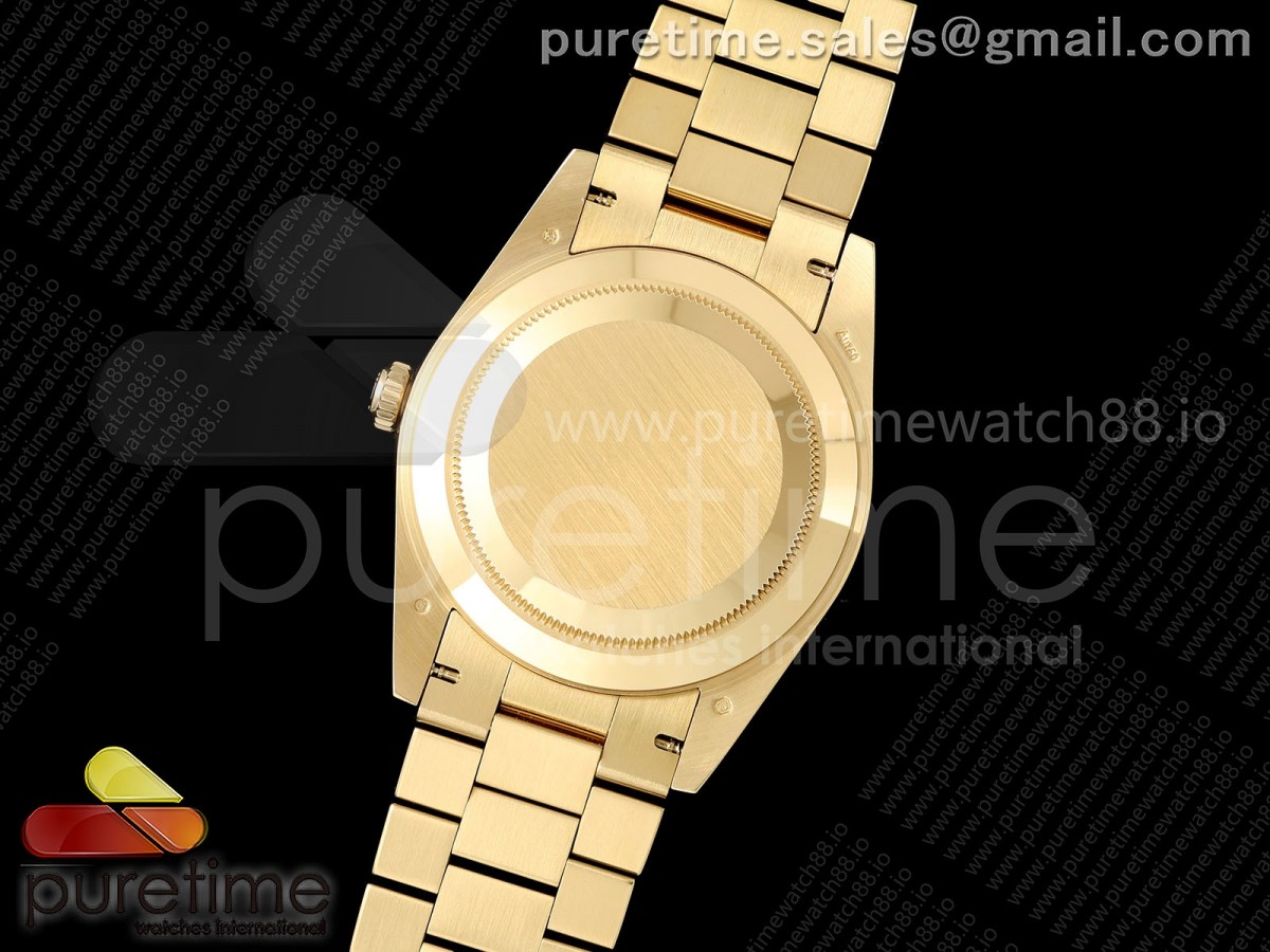 Day Date 40 YG CBDF 1:1 Best Edition Green Ombre Roman Dial on President Bracelet VR3255 (210g) - Image 14
