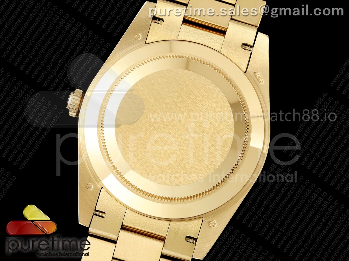 Day Date 40 YG CBDF 1:1 Best Edition Green Ombre Roman Dial on President Bracelet VR3255 (210g) - Image 13
