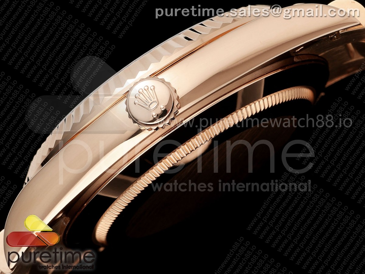 Day Date 40 RG CBDF 1:1 Best Edition Gray Roman Dial on President Bracelet VR3255 (210g) - Image 5