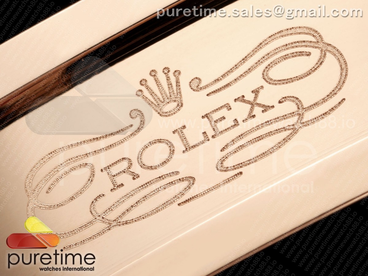 Day Date 40 RG CBDF 1:1 Best Edition RG Crystal Dial on President Bracelet VR3255 (210g) - Image 11