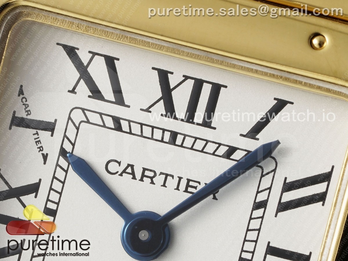 Panthère Ladies 22mm YG AF 1:1 Best Edition White Dial on YG Bracelet Ronda Quartz - Image 4