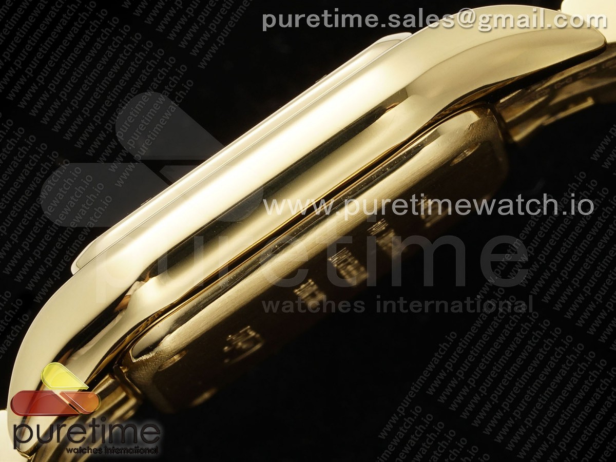 Panthère Ladies 22mm YG AF 1:1 Best Edition White Dial on YG Bracelet Ronda Quartz - Image 10
