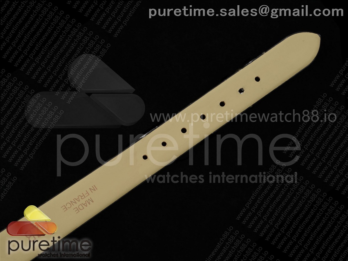 Baignoire Watch YG AF 1:1 Best Edition White Dial on Black Croco Strap RONDA Quartz - Image 20