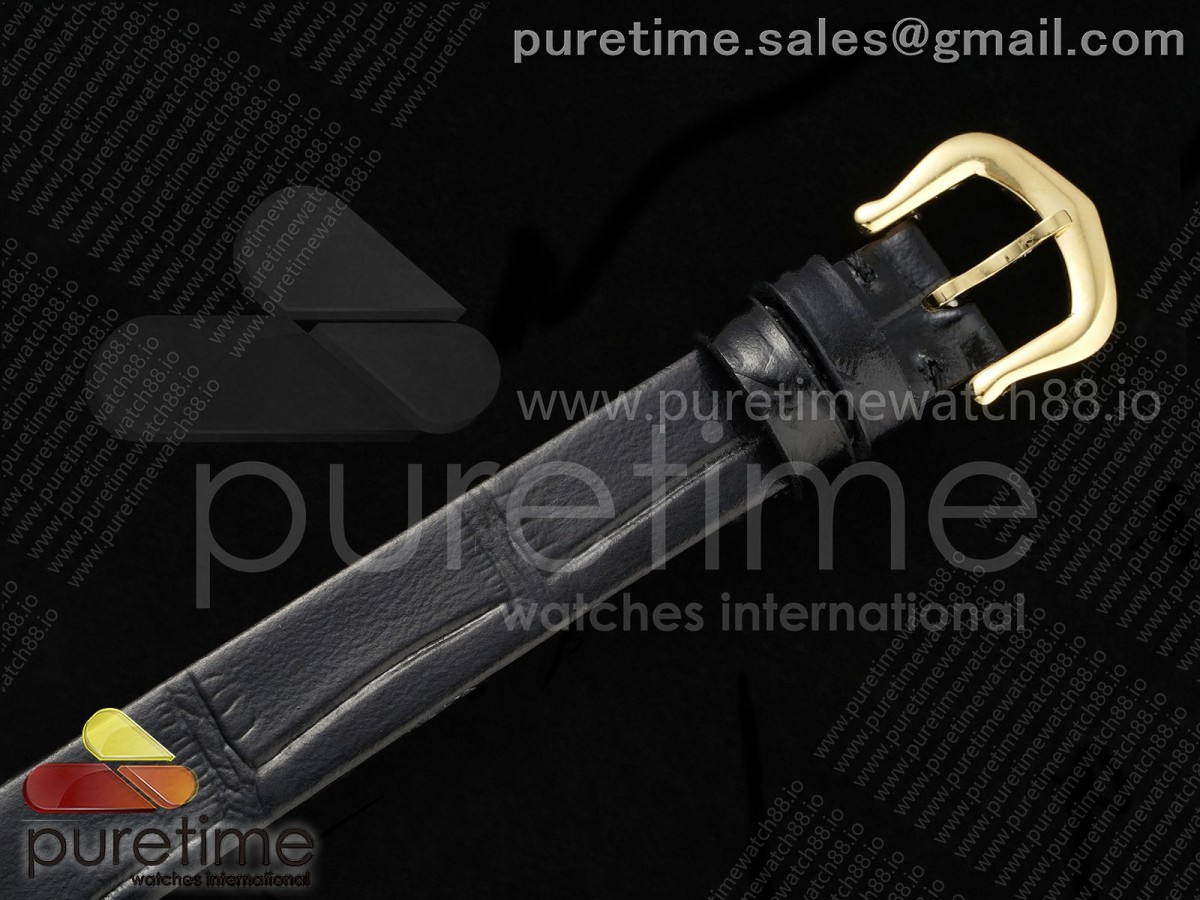 Baignoire Watch YG AF 1:1 Best Edition White Dial on Black Croco Strap RONDA Quartz - Image 22