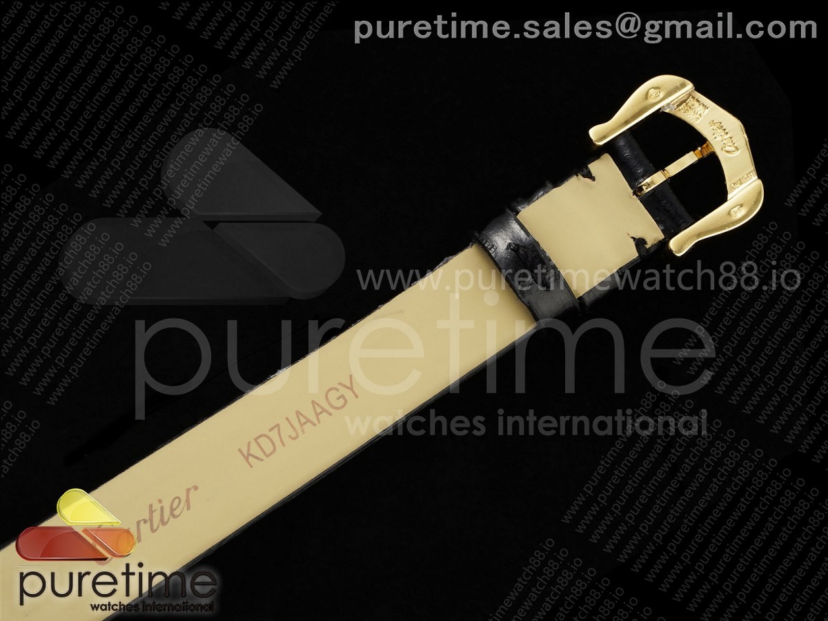Baignoire Watch YG AF 1:1 Best Edition White Dial on Black Croco Strap RONDA Quartz - Image 23