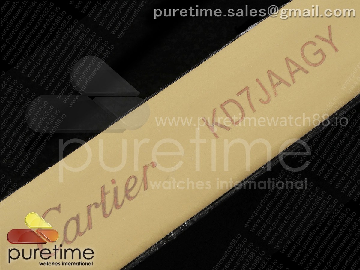Baignoire Watch YG AF 1:1 Best Edition White Dial on Black Croco Strap RONDA Quartz - Image 24