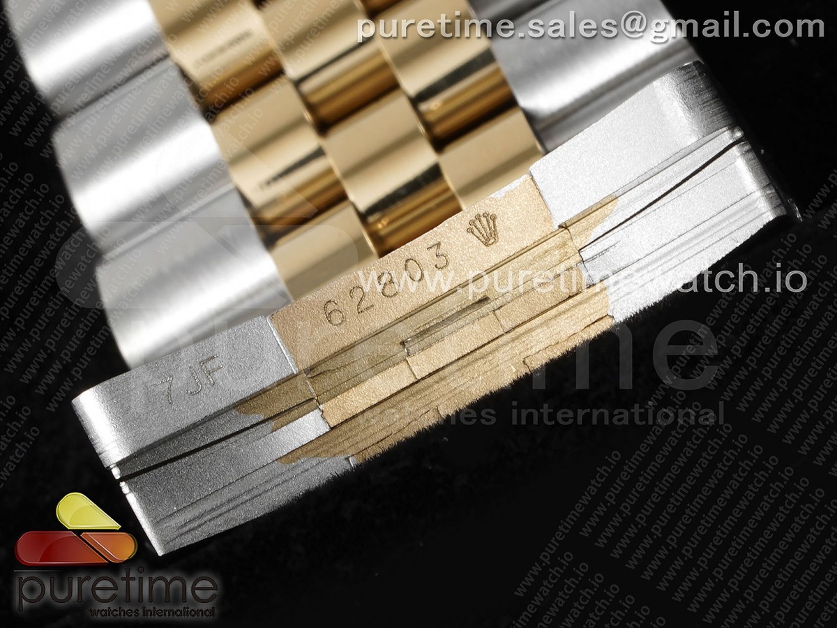 DateJust 36 SS/YG 126333 JDF Gold Wrapped 904L Steel White Dial Roman Markers on Jubilee Bracelet V2 - Image 24