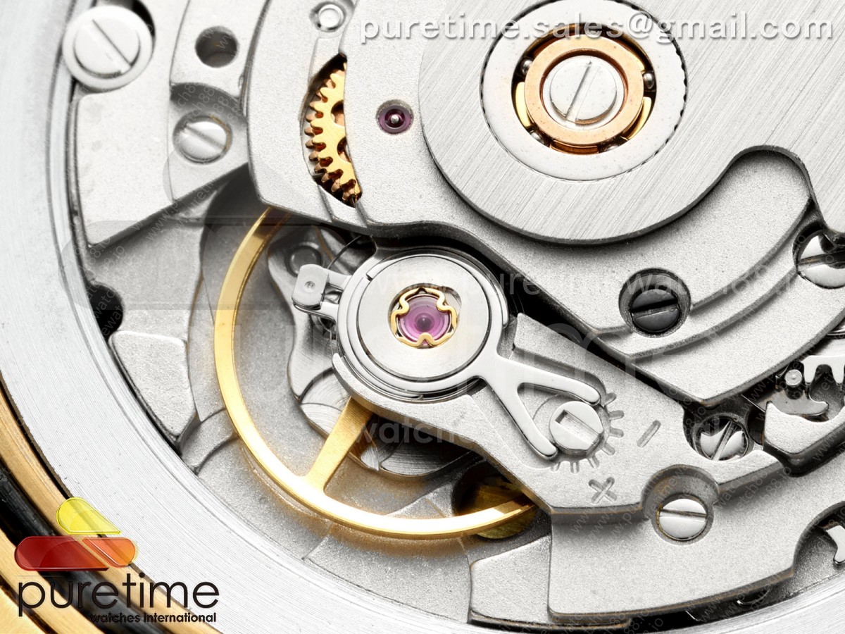DayDate 36MM YG QF 1:1 Best Edition Black Stick Dial on President Bracelet A2836 V6 - Image 40