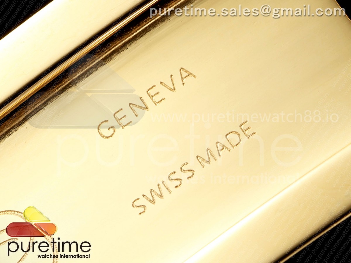 DayDate 36MM YG QF 1:1 Best Edition Black Stick Dial on President Bracelet A2836 V6 - Image 34