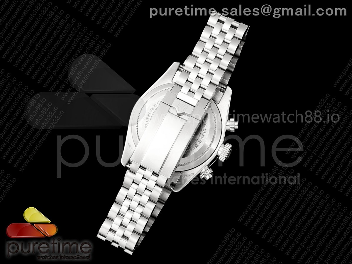 Black Bay Chrono SS BLSF 1:1 Best Edition White/Black Dial on Jubilee Strap A7750 - Image 13