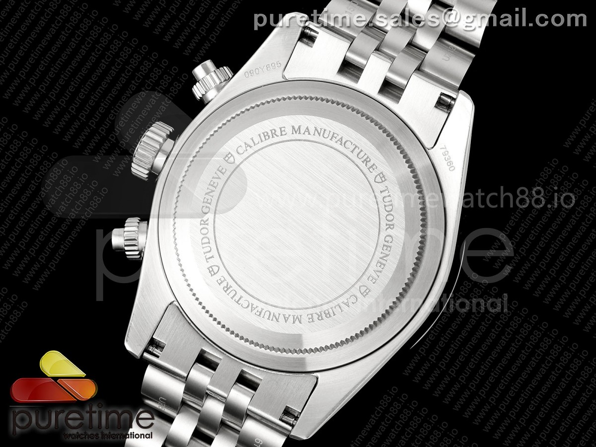 Black Bay Chrono SS BLSF 1:1 Best Edition White/Black Dial on Jubilee Strap A7750 - Image 15