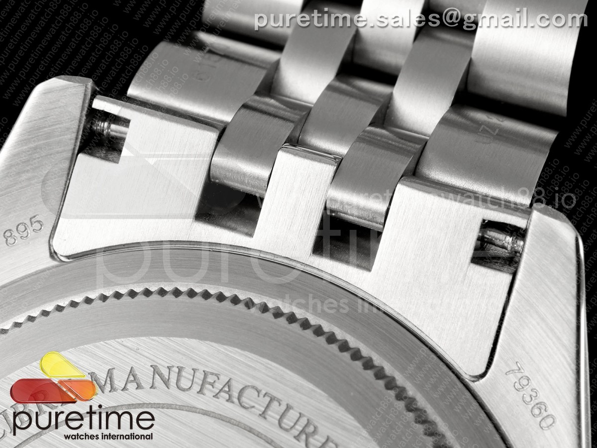 Black Bay Chrono SS BLSF 1:1 Best Edition White/Black Dial on Jubilee Strap A7750 - Image 26