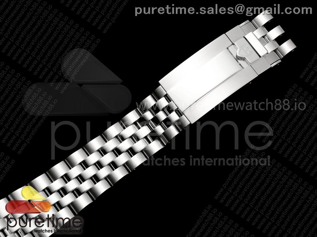 Black Bay Chrono SS BLSF 1:1 Best Edition White/Black Dial on Jubilee Strap A7750 - Image 33