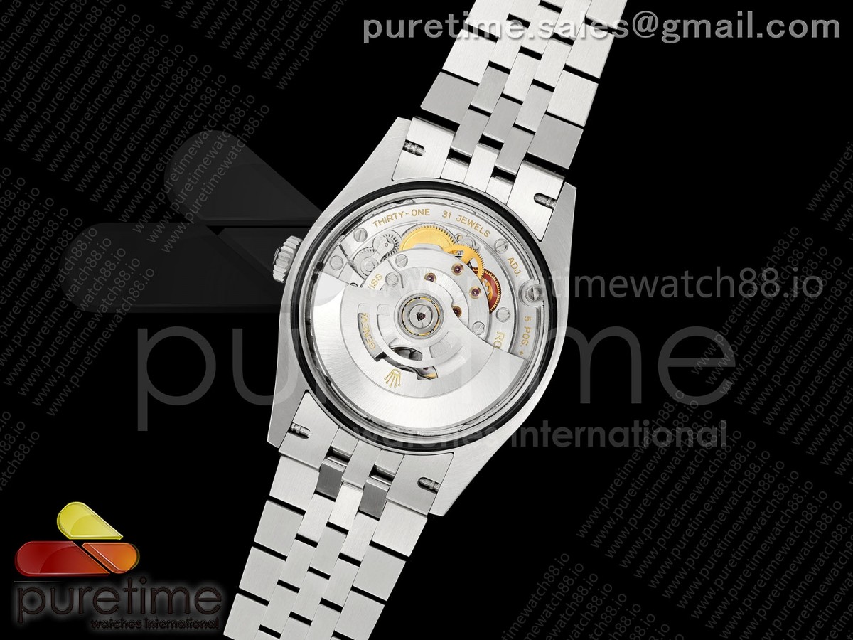DateJust Ladies 28mm SS Polished Bezel VSF 1:1 Best Edition Silver Stick Roman Dial on Jubilee Bracelet VS3235 V2 - Image 31
