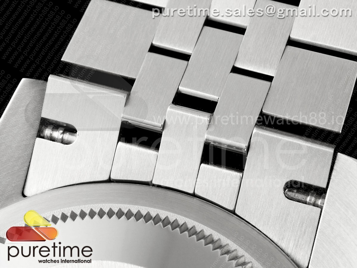 DateJust Ladies 28mm SS Polished Bezel VSF 1:1 Best Edition Silver Stick Roman Dial on Jubilee Bracelet VS3235 V2 - Image 20