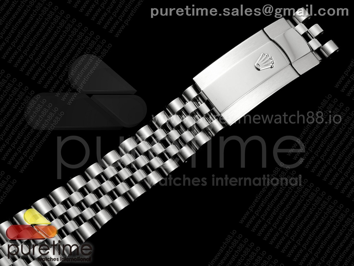 DateJust Ladies 28mm SS Polished Bezel VSF 1:1 Best Edition Silver Stick Roman Dial on Jubilee Bracelet VS3235 V2 - Image 16
