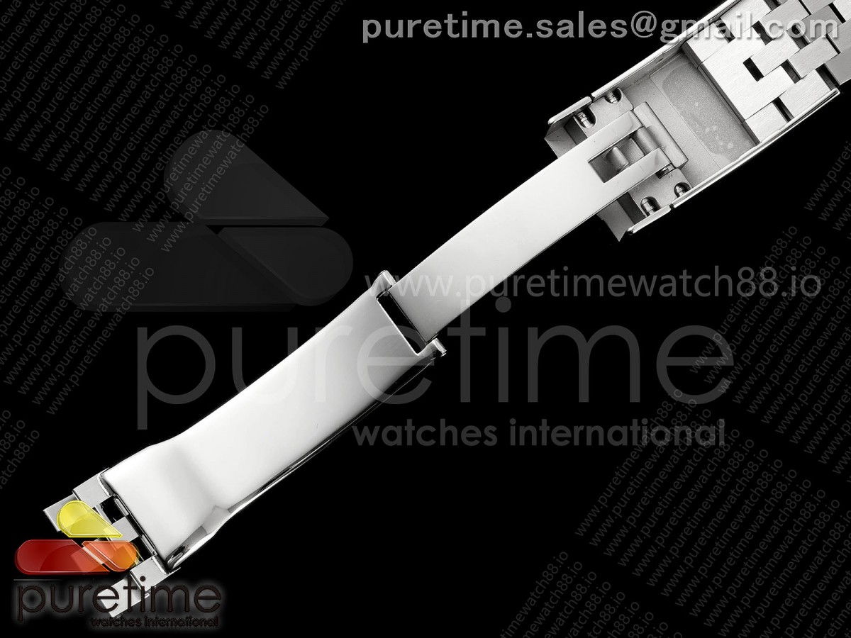 DateJust Ladies 28mm SS Polished Bezel VSF 1:1 Best Edition Silver Stick Roman Dial on Jubilee Bracelet VS3235 V2 - Image 9