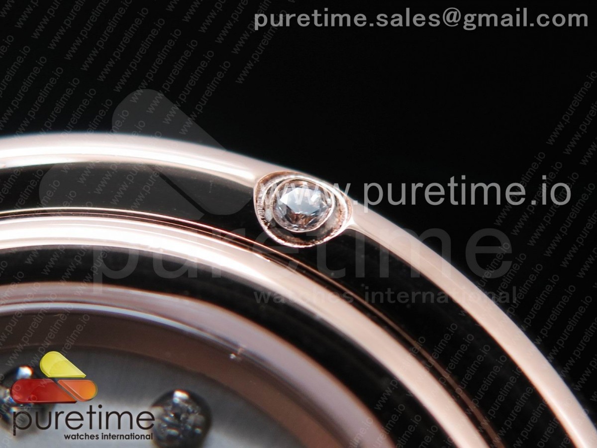 Possession Watch RG White Dial on Blue Leather Strap Jap Quartz Movement