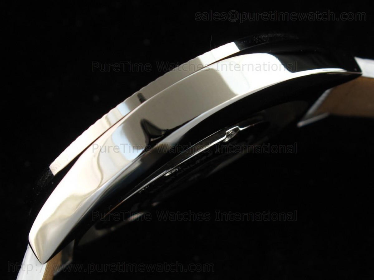 Destiny SS Diamond Bezel White Dial on White Leather Strap