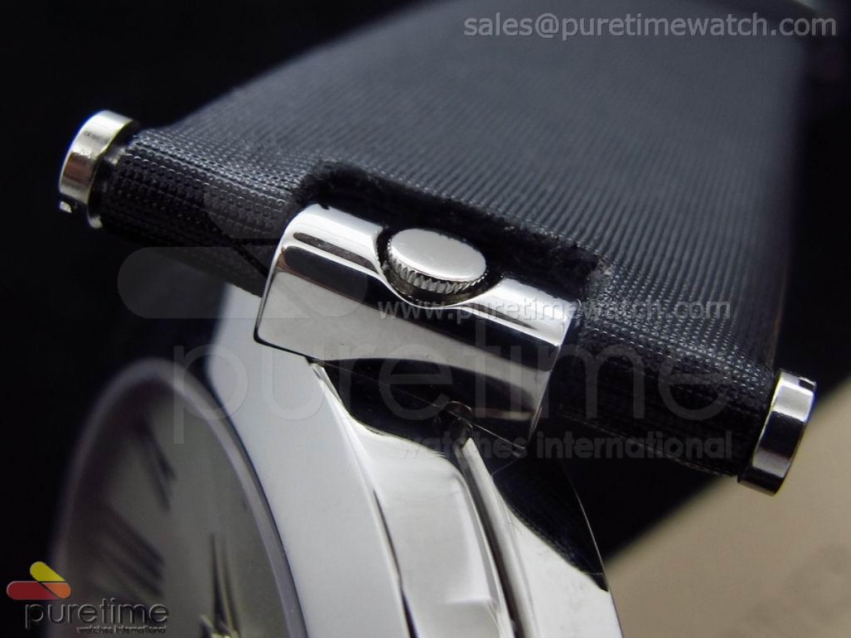 Limelight Twice SS White Dial on Black Nylon Strap