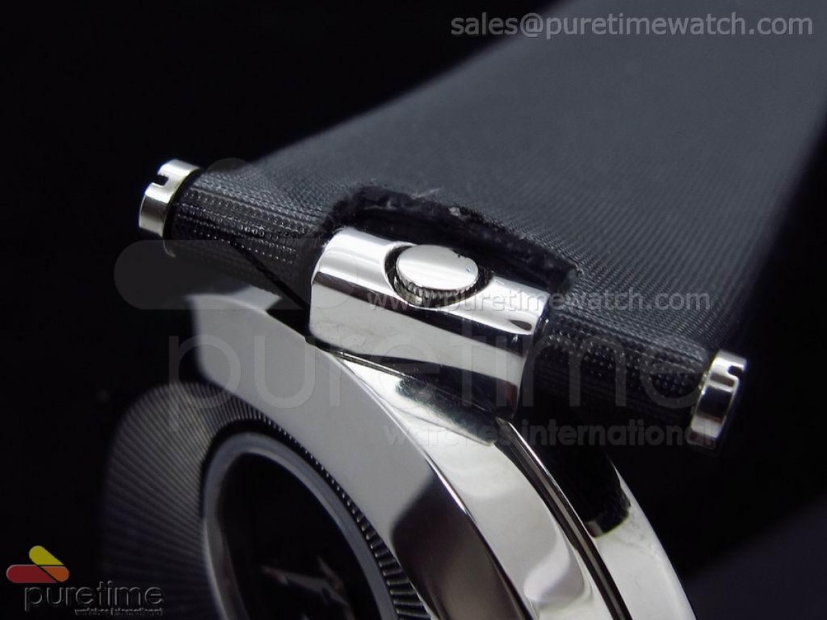 Limelight Twice SS White Dial on Black Nylon Strap