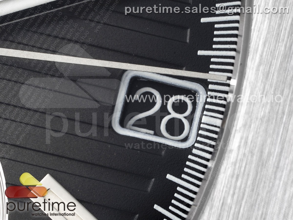 Nautilus 5980 SS PPF Black Dial on SS Bracelet A28-520
