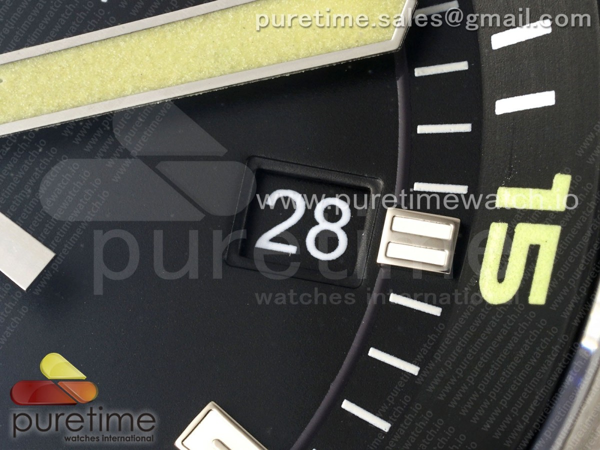 Aquatimer SS IW3290 V6SF Black Dial on SS Bracelet A2892