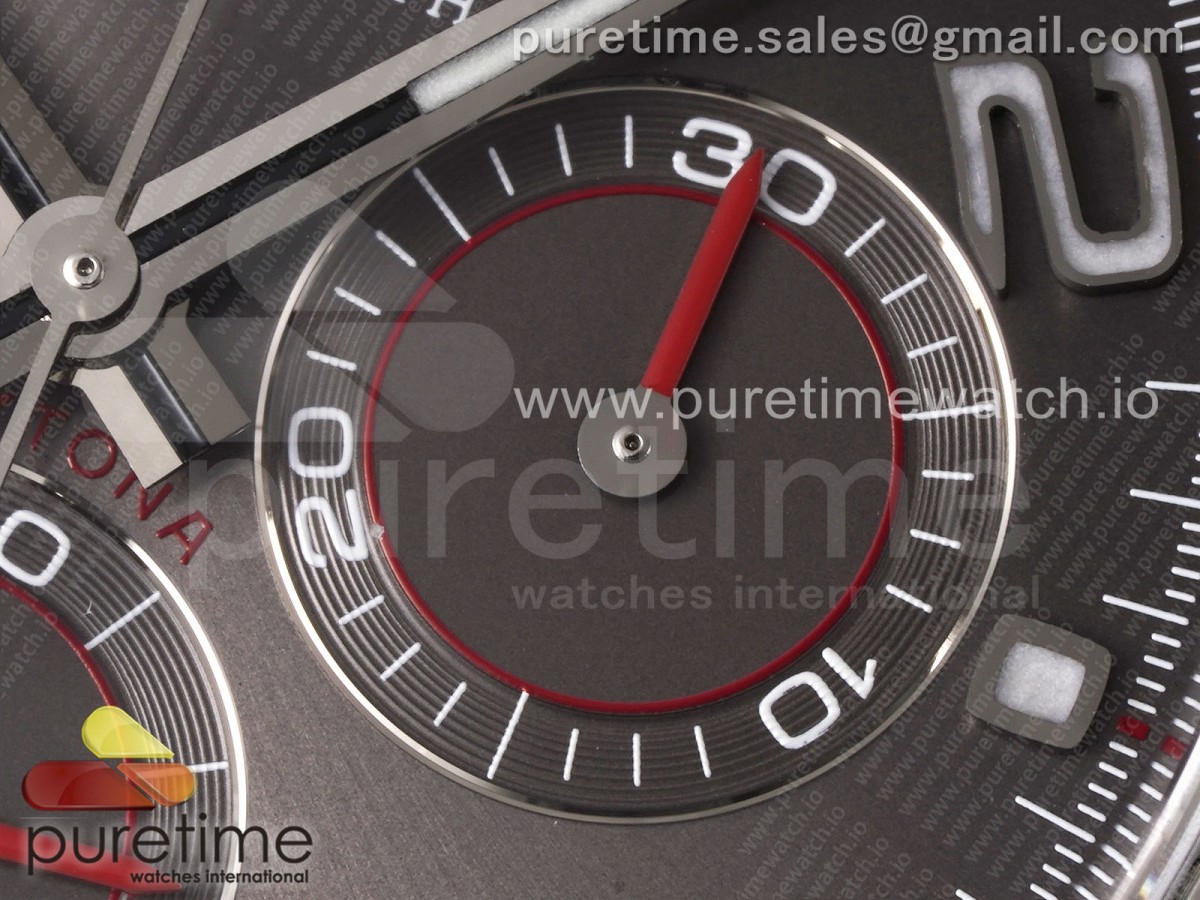 Daytona 116509 Clean Gray Dial Arabic Markers on SS Bracelet SA4130 V2