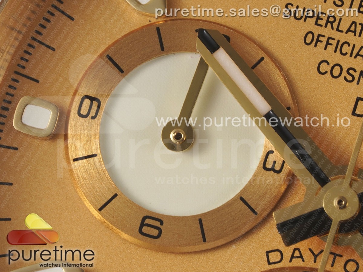 Daytona DIW White Carbon Case YG Bezel DIWF Edition YG Dial on Brown Leather Strap A7750