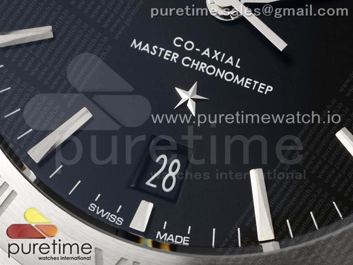 Constellation SS VSF Black Dial on Black Gummy Strap A8900