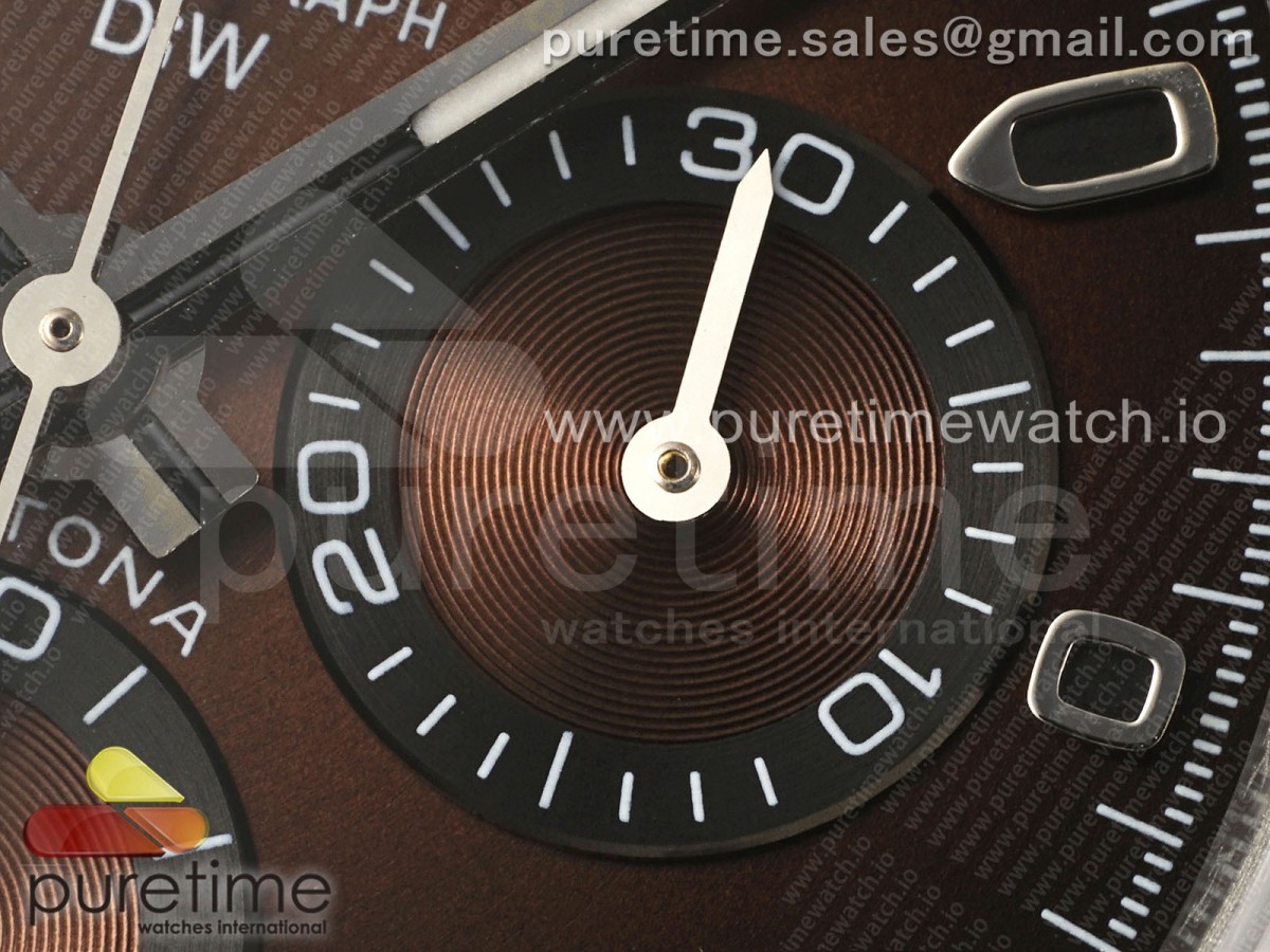 Daytona DIW Carbon/SS Case and Bezel DIWF Edition Brown Dial on Brown Nylon Strap A7750