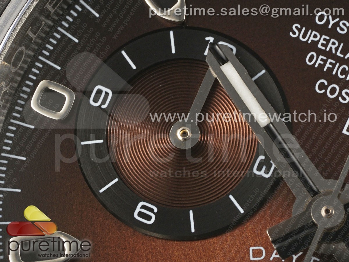 Daytona DIW Carbon/SS Case and Bezel DIWF Edition Brown Dial on Brown Nylon Strap A7750