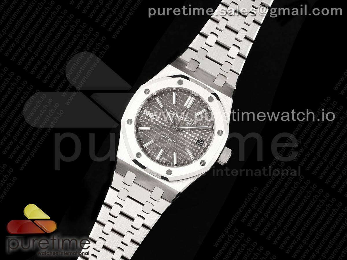 Royal Oak 37mm 15450 SS IPF Gray Dial on SS Bracelet SA3120