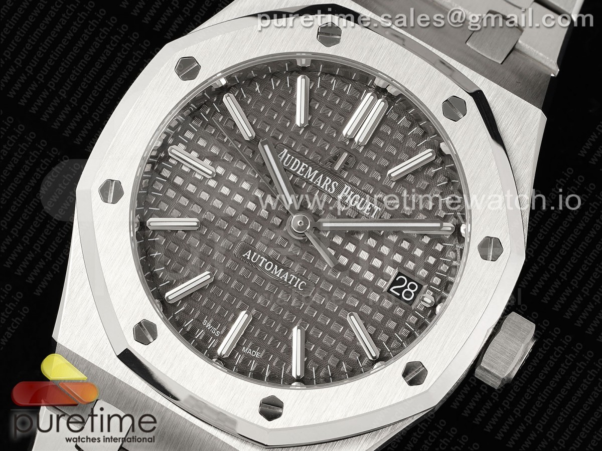 Royal Oak 37mm 15450 SS IPF Gray Dial on SS Bracelet SA3120
