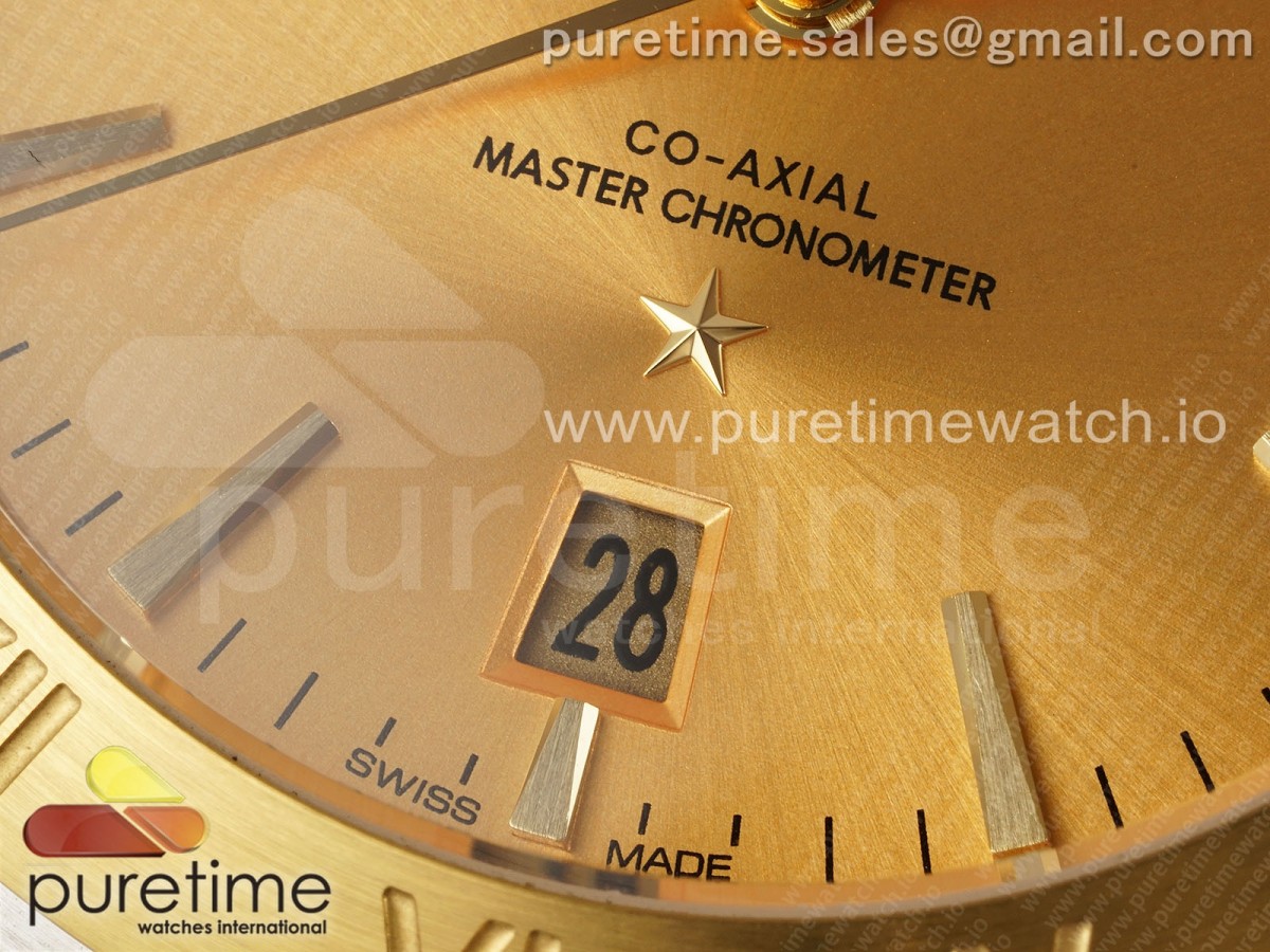 Constellation 39mm SS/YG ASWF YG Dial on SS/YG Bracelet A8800