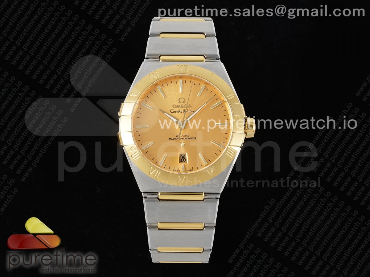 Constellation 39mm SS/YG ASWF YG Dial on SS/YG Bracelet A8800