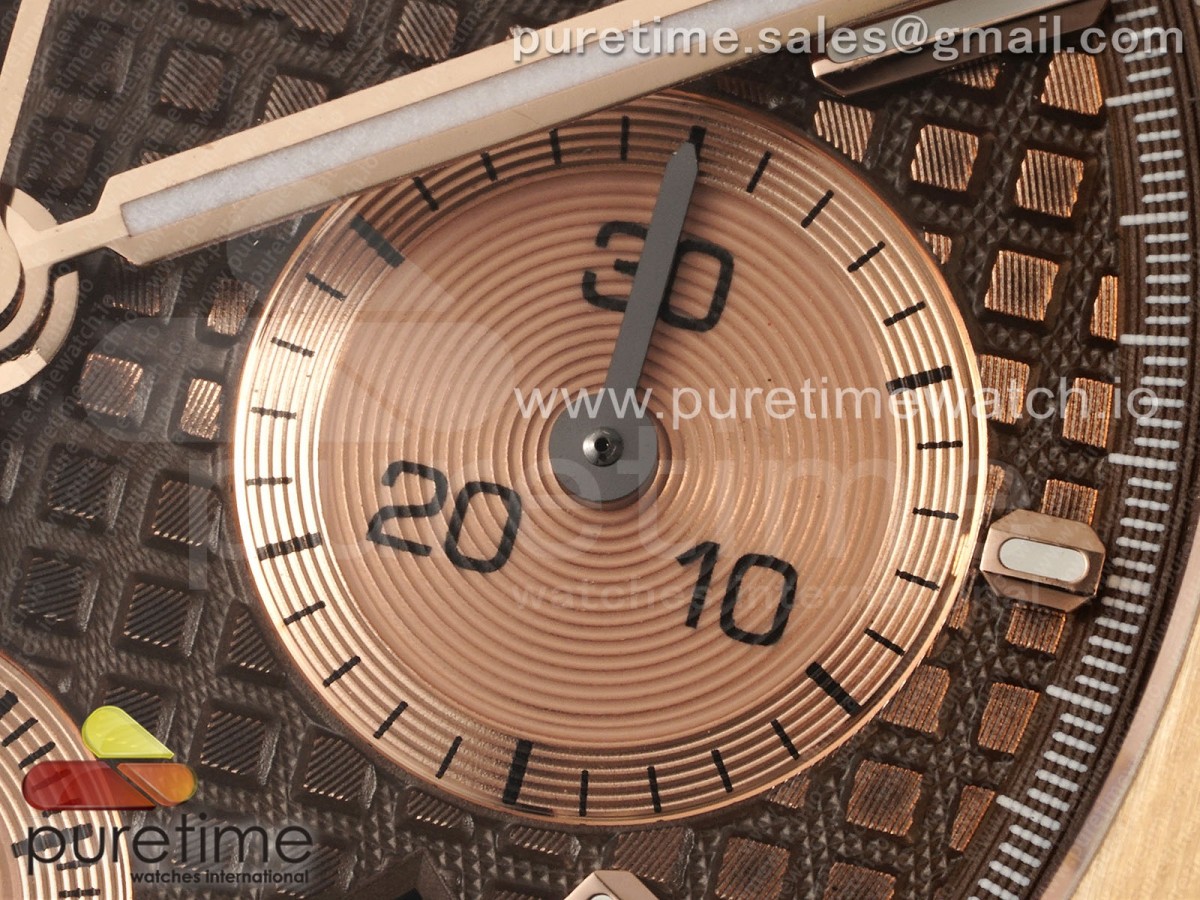 Royal Oak Chrono 26331 RG IPF Brown/RG Dial on RG Bracelet A7750