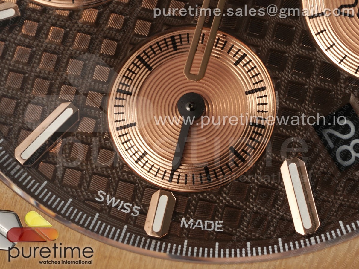 Royal Oak Chrono 26331 RG IPF Brown/RG Dial on RG Bracelet A7750