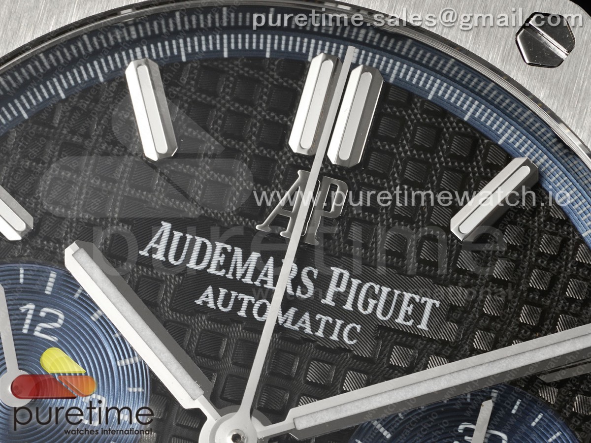 Royal Oak Chrono 26331 SS IPF Gray/Blue Dial on SS Bracelet A7750