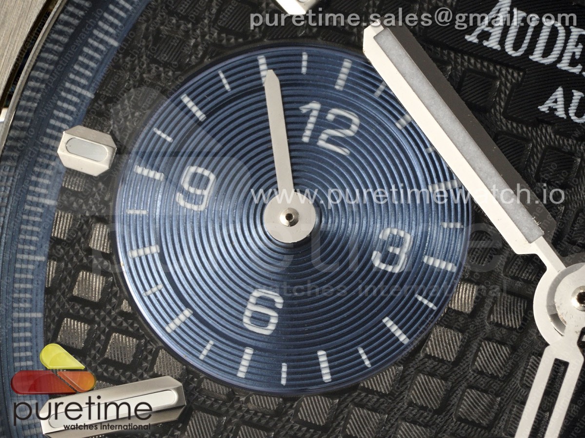 Royal Oak Chrono 26331 SS IPF Gray/Blue Dial on SS Bracelet A7750