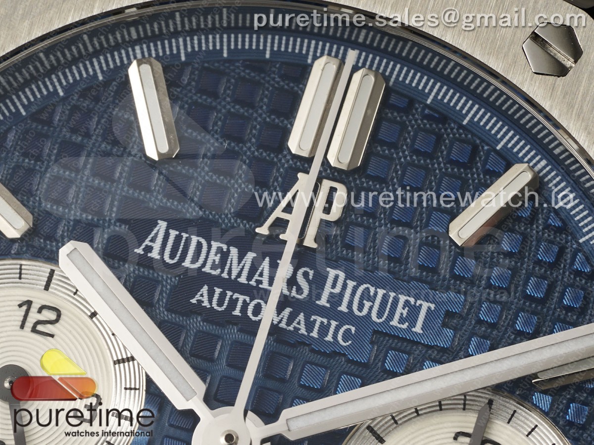 Royal Oak Chrono 26331 SS IPF Blue/White Dial on SS Bracelet A7750