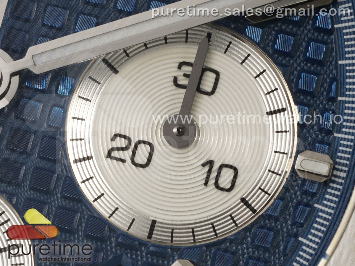 Royal Oak Chrono 26331 SS IPF Blue/White Dial on SS Bracelet A7750