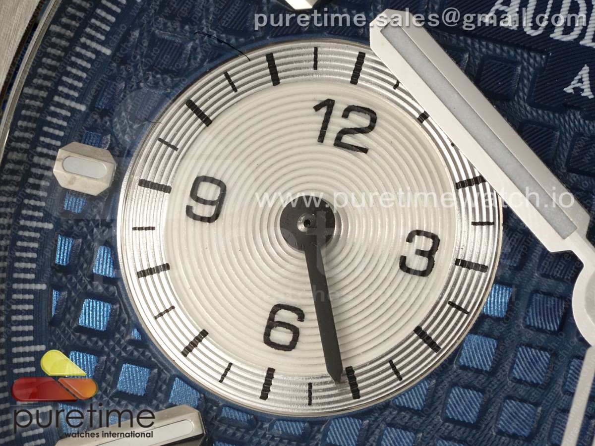 Royal Oak Chrono 26331 SS IPF Blue/White Dial on SS Bracelet A7750