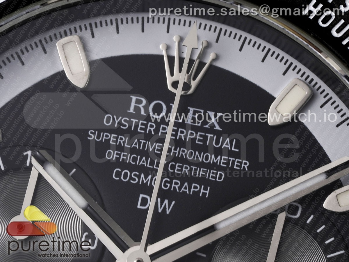 Daytona DIW Carbon N6F Black/White Dial on Black Nylon Strap SA4130 V2