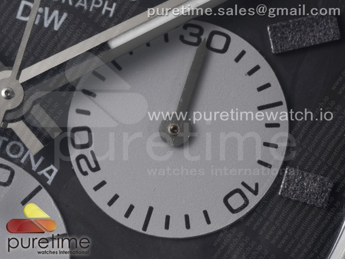 Daytona DIW Carbon N6F Carbon/White Dial on Black Nylon Strap SA4130 V2